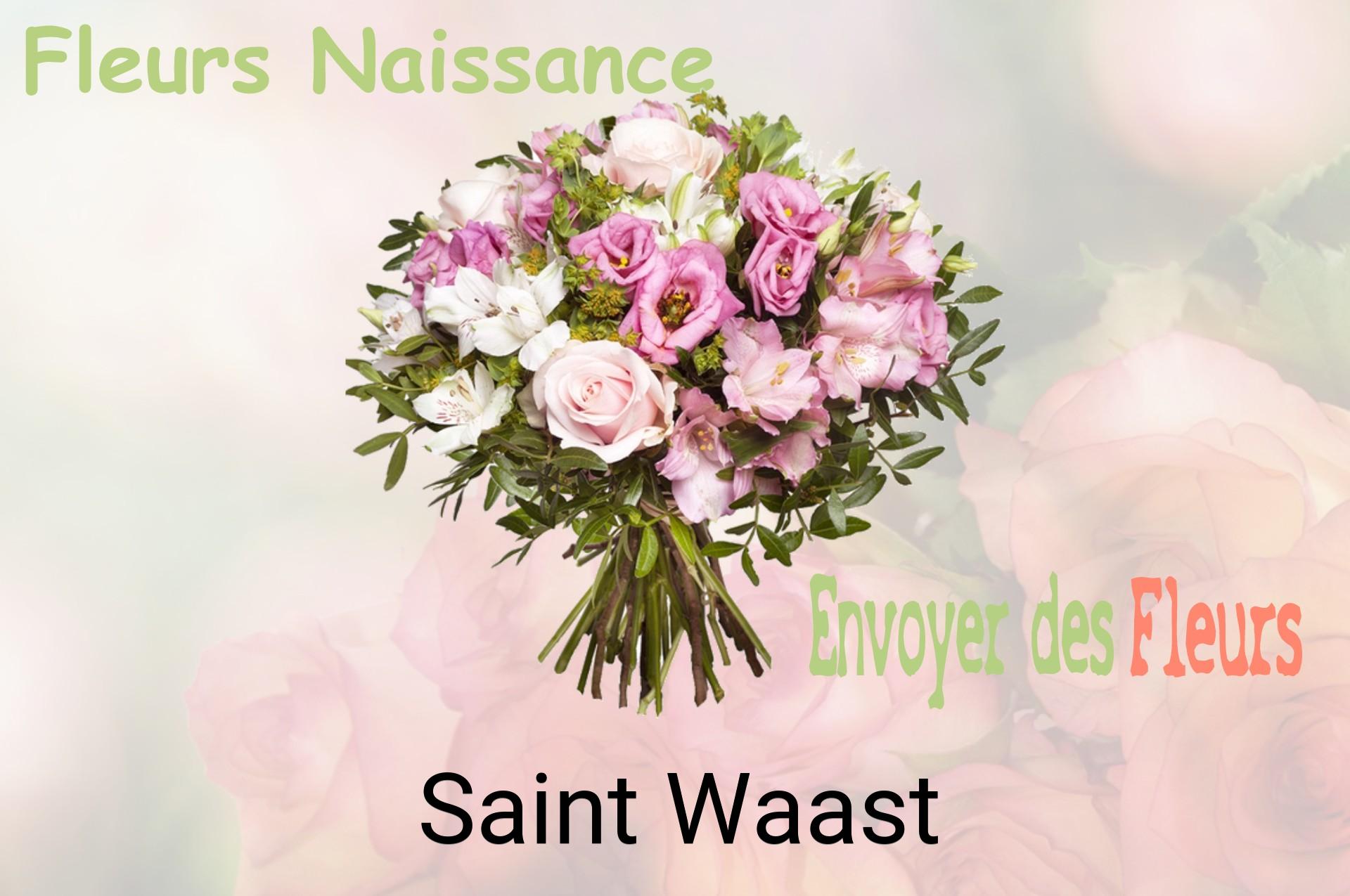 Bouquet de fleurs de naissance livré à Saint-Waast